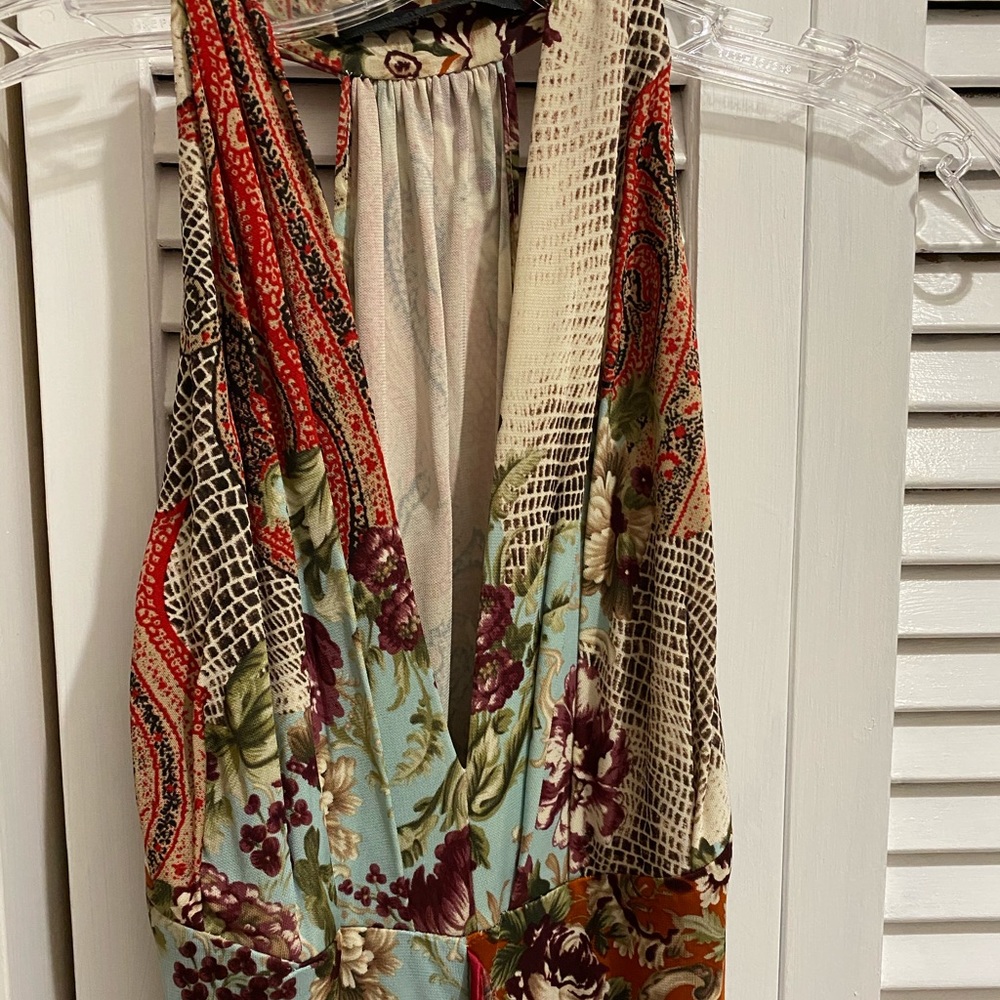 Halter dress beautiful floral